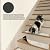 Tiveney Stair Treads Non Slip 15PCS 8"x30" Stair Runner, Rubber Backing Carpet Stair Treads for Wooden Steps, Washable Safety Carpet for Stairs Khaki Indoor Staircase Step Treads for Kids Elder Dogs