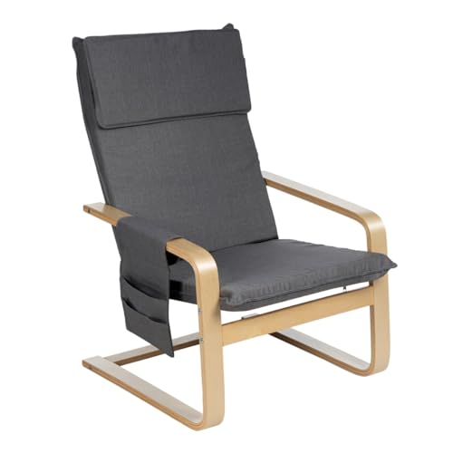 Gremium Poltrona Relax In Tessuto Con Schienale Ergonomico, Seduta Imbottita Sfoderabile, Cuscino...