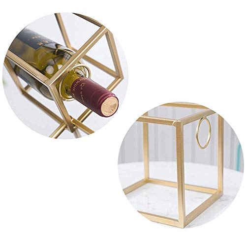 Estante para vinos Gold Wine Rack moderno miniatura 3