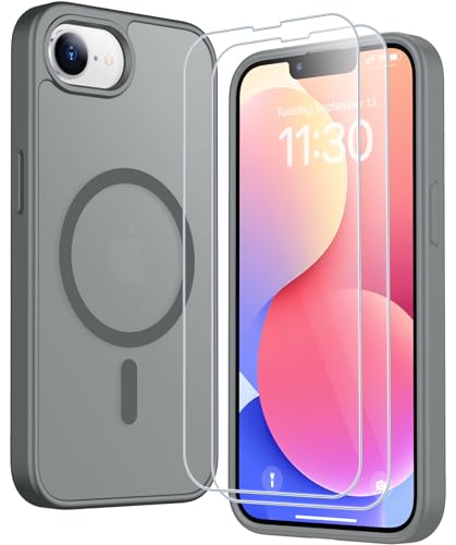 Coque iPhone 16e magnétique grise pour sécuriser vos déplacements