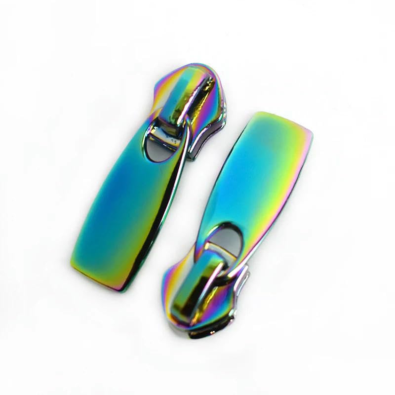 10/20 piezas 5# tirador de cremallera deslizante para cremalleras de nailon bolsa mochila ropa cabeza con cremallera sastrería reparación accesorios de costura DIY-como muestra la imagen-20 piezas