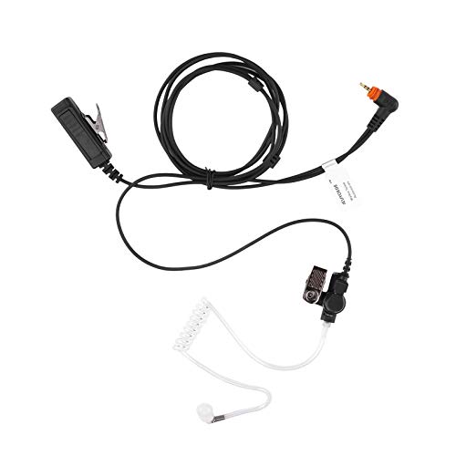 SL300 Translucent Acoustic Tube Earpiece PTT Mic Compatible with Motorola Walkie Talkie SL1K, SL1M, SL400, SL7550, SL7580e, SL7590 - JEUYOEDE
