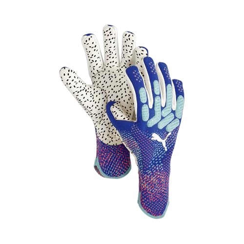 PUMA Mens Future Ultimate Nc Goalkeeper Gloves Soccer Cleats - Blue - Size 9