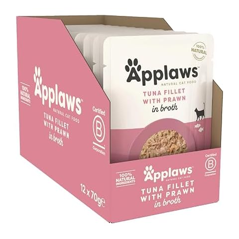 Applaws Natural Wet Cat Food with Tuna and Prawn Cover