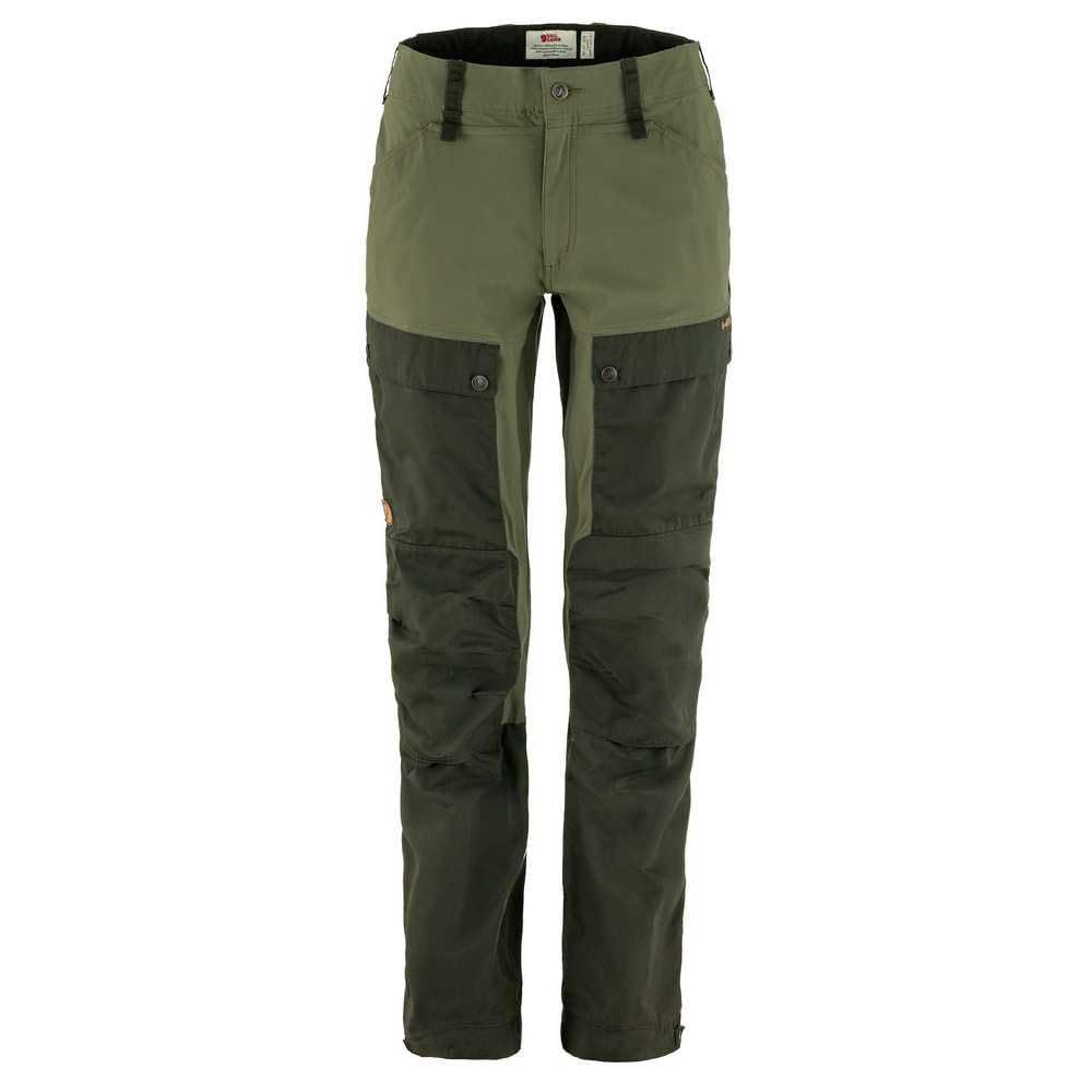 Fjallraven 86705-662-625 Keb Trousers Curved W Pants Women's Deep Forest-Laurel Green Size 42/R
