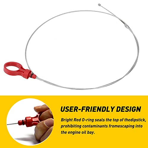 Cac Automatic Transmission Dipstick For Chrysle-R Dodg-E - Level Tool With Directions Check Auto Trans Fluid Oil Level 917-327 62Te 2.7 3.5 3.6 3.7 5.7 6.1 6.4 #TOP3