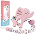 Panny & Mody - Clip para chupete o mordedor de silicona personalizado con nombre de bebé, diseño de elefante