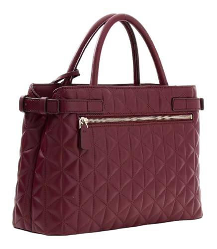 GUESS sac à main sac à épaule Paisleigh Girlfriend Satchel Burgundy - vue 4