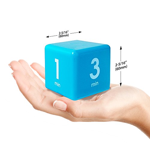 image for Datexx The Miracle TimeCube Timer, 1, 3, 5 and 7 Minutes, for Time Man