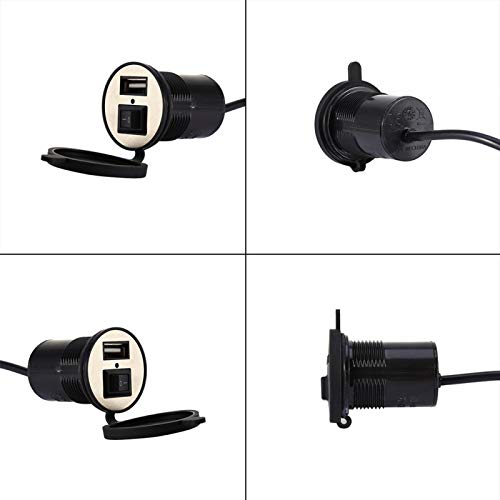 Presa per caricabatteria USB, 12V-24V a 5V/1.5A