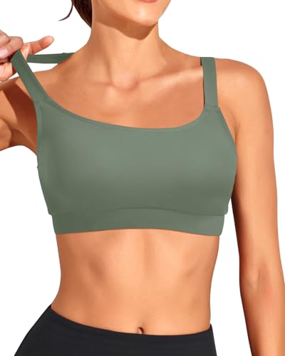 Image of Tempt Me Women Sports Bra Swim Crop Tops Only | Scoop neck, Bathing suits top, Removable cups, Adjustable straps