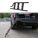 Pickup Truck Step Tailgate Ladder Fits for Dodge RAM 2500 2010-2023 Black