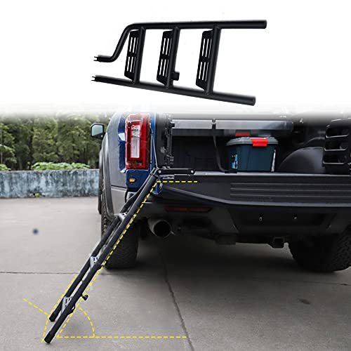 Pickup Truck Step Tailgate Ladder Fits For Dodge Ram 2500 2010-2023 Black #TOP2