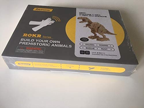 Robot Walking T-Rex 3D Wooden Mechanical Puzzle Rokr