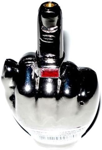 Middle Finger Refillable Butane Torch Lighter with Sound