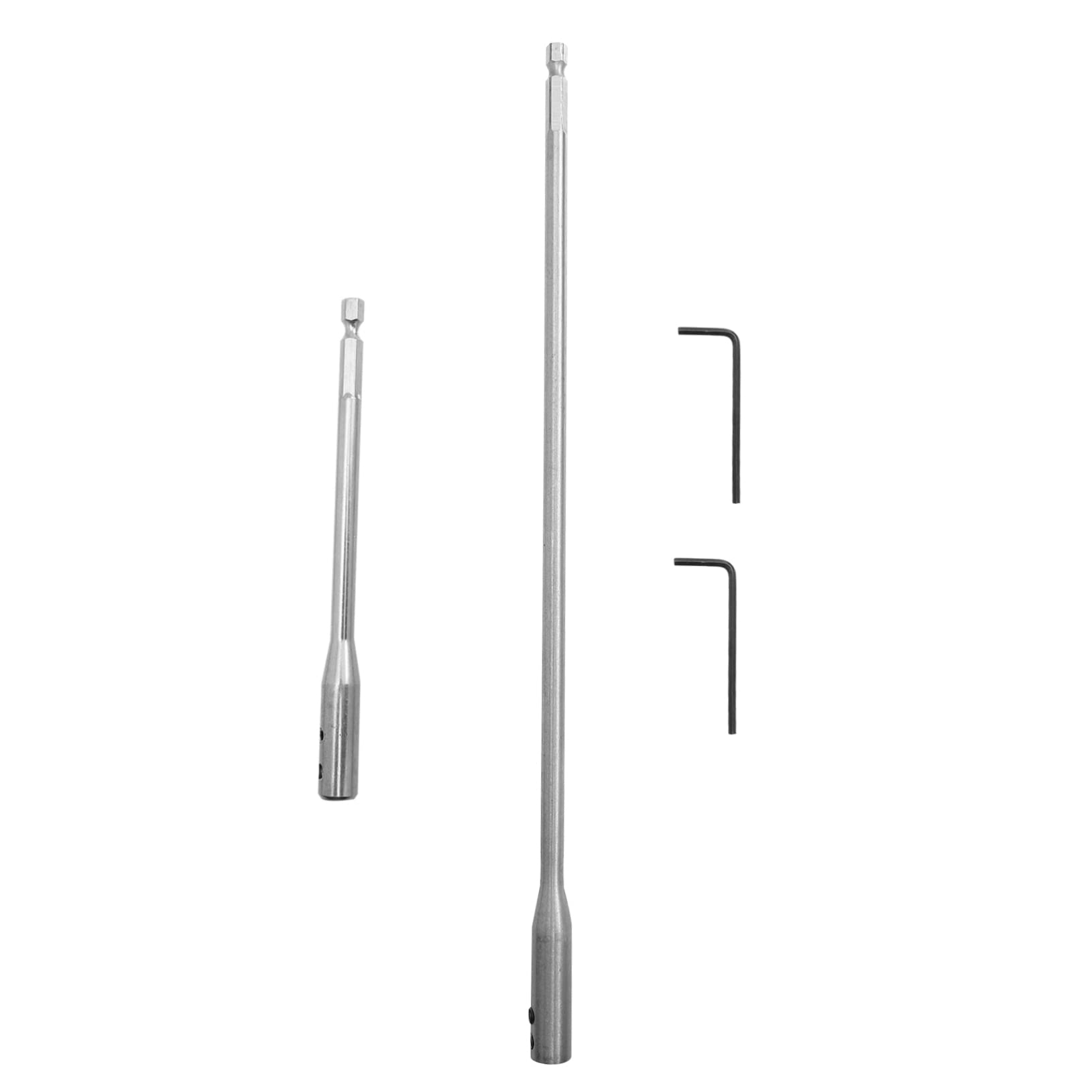 IWOWHERO Drill Bit Extension Set Extra Long Flexible Shaft Extension Bits for Wood Spade Bit Extensions