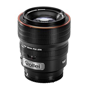 Rollei AF 85 mm F/1.8 Vollformat Objektiv für Sony FE mit STM-Autofokus | Vollmetall Gehäuse 477g Kompatibel mit APS-C FX30/ZV-E10/A6000–A6700/A5000/A5100 und Full Frame ZV-E1/FX3/A1/A1II/A9/A7 Series