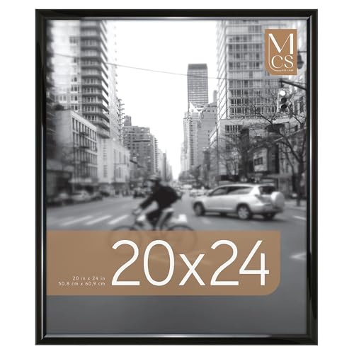MCS Trendsetter 20x24 Poster Frame Black High-Gloss,...