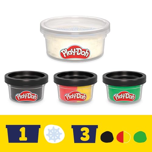 Play-Doh Marvel Spider-Man Netz-Action Set, 2 Spielfiguren und vielen Knetformen, 4 Dosen Modelliermasse in passenden Farben, kreatives für Kinder ab 3 Jahren
