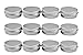 Aluminum Tin Jars with Lids, 60ml (2.0 oz) - Pack of 12