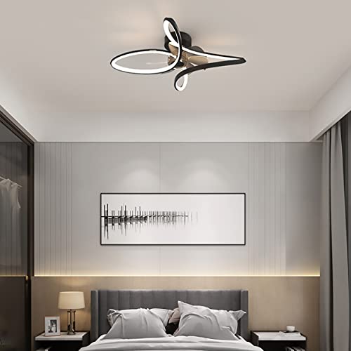 Ventilateur de plafond réglable moderne avec télécommande noire - 2