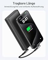 HOTNOW Kurze Rechtwinkel USB C zu C Kabel 15cm 3 Stück 90 grad – Ansicht 5