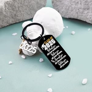 Graduation gifts for her him class of 2025 keychian gift graduation gifts 2025 high school inspirational presents teen boy girls grad present senior high college keyring necklace  urban country home decor