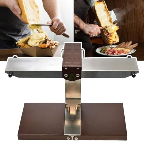 ZengHeBloom Fundidor De Queso para Raclette Ángulo Ajustable,Ajustable Calentamiento Rápido,para Cocina Restaurante Máquina Fundidora De Queso Eléctrica Comercial,fundidor Comercial
