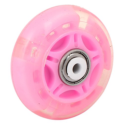 Aexit 70mm Diameter Plastic Skate Caster Board Replacement Roller Wheel w Bearing (49f33ced018bf680c57f6058242f5305)