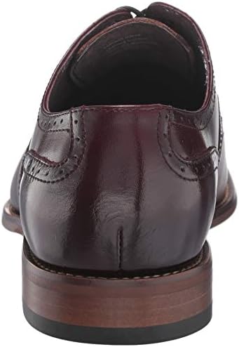 Stacy Adams Men's Dunbar-Wingtip Oxford, Burgundy, 9.5 M US | Image 2