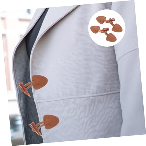 Boutons en résine pour cardigans HOMSFOU | 5 ensembles de fermetures à bascule - 7