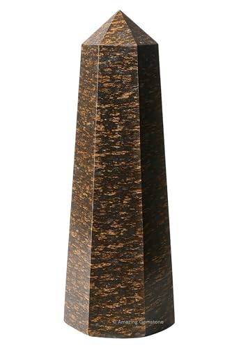 Bronzite Crystal Towers ~ Natural Healing Crystal Point Obelisk for Reiki Healing and Crystal Grid (2" to 3" INCH)