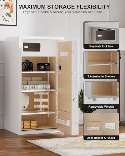 Image of TIGERKING Large Heavy Duty Home Safe 11.5 Cu Ft, Touchscreen Digital Keypad
