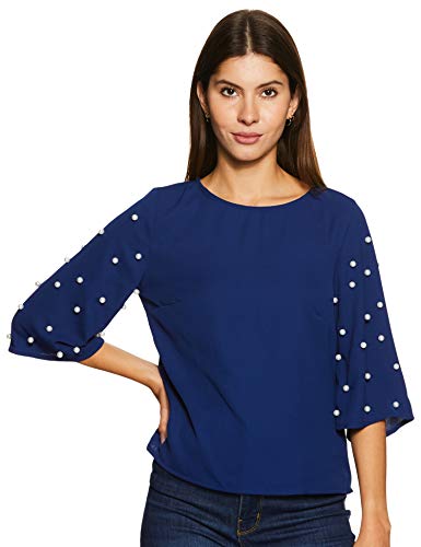 Image of Harpa Women Round Neck Solid Top