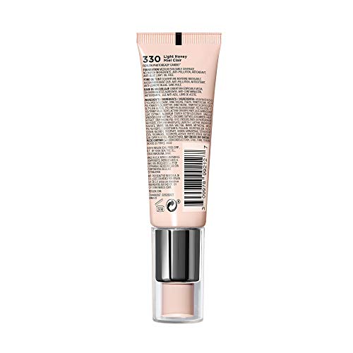 Revlon Photoready Candid Natural Finish Foundation, With Anti-Pollution, Antioxidant, Anti-Blue Light Ingredients, 330 Light Honey, 0.75 Fl. Oz. #TOP1