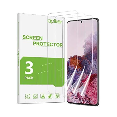 apiker Soft TPU Screen Protector for Samsung S20 Cover