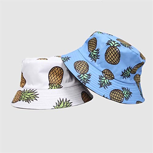 Chapeau de seau couleur fruit contre le soleil bob réversible