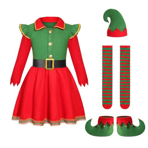 Robe de fête féerique pour filles déguisement princesse Noël