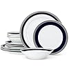 Elevate Your Dining: Buy the Noritake Crestwood Cobalt Platinum Porcelain Dinnerware Set in Blue – Noritake