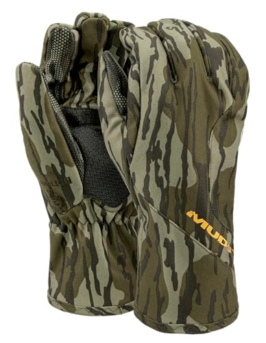 Muddy Outdoors Men\'s TRX Windproof Gloves Mossy Oak Bottomland Large - Thumbnail 2