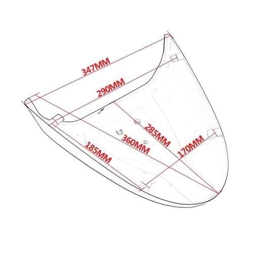 Carénage selle arrière Trident 660 capot de protection passager 21-25