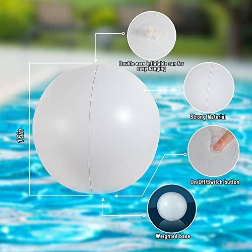 Palla da piscina, giocattolo per piscina a LED