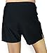Gabrielle-Aug Women's Solid Black Loose Beach Bottom Swim Board Shorts (FBA)(12 Black)