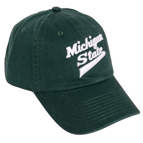 Gorra bordada con visera ajustable verde miniatura 1