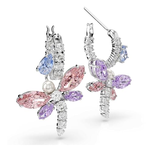 Image of Swarovski x Ariana Grande Collection, Mixed Cuts, Dragonfly, Rhodium Plated