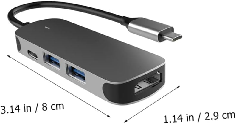 jojofuny Type Hub Adapter Dock Holder USB Hub Dongle for Access Compatible Laptops and Devices No Drivers Required - Image 6