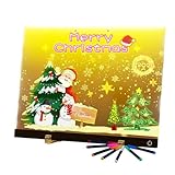 Ottimo regalo: con il tavolo da disegno in acrilico luminoso, può godere di un'esperienza di disegno accattivante che brilla, rendendolo una scelta perfetta per compleanni e presentazioni di vacanza, promuovendo la creatività migliorando le occasioni speciali.
