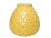Hosley's 6.5" High Yellow Ceramic table top or floor Vase. Ideal as a Gift