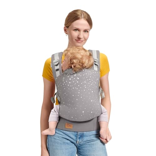 Variante de Kinderkraft mochilas portabebes NINO CONFETTI Gris
