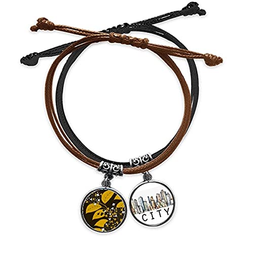 Bracelet Cuir Sidi et Corde : le symbole de la culture japonaise noir anti-usure